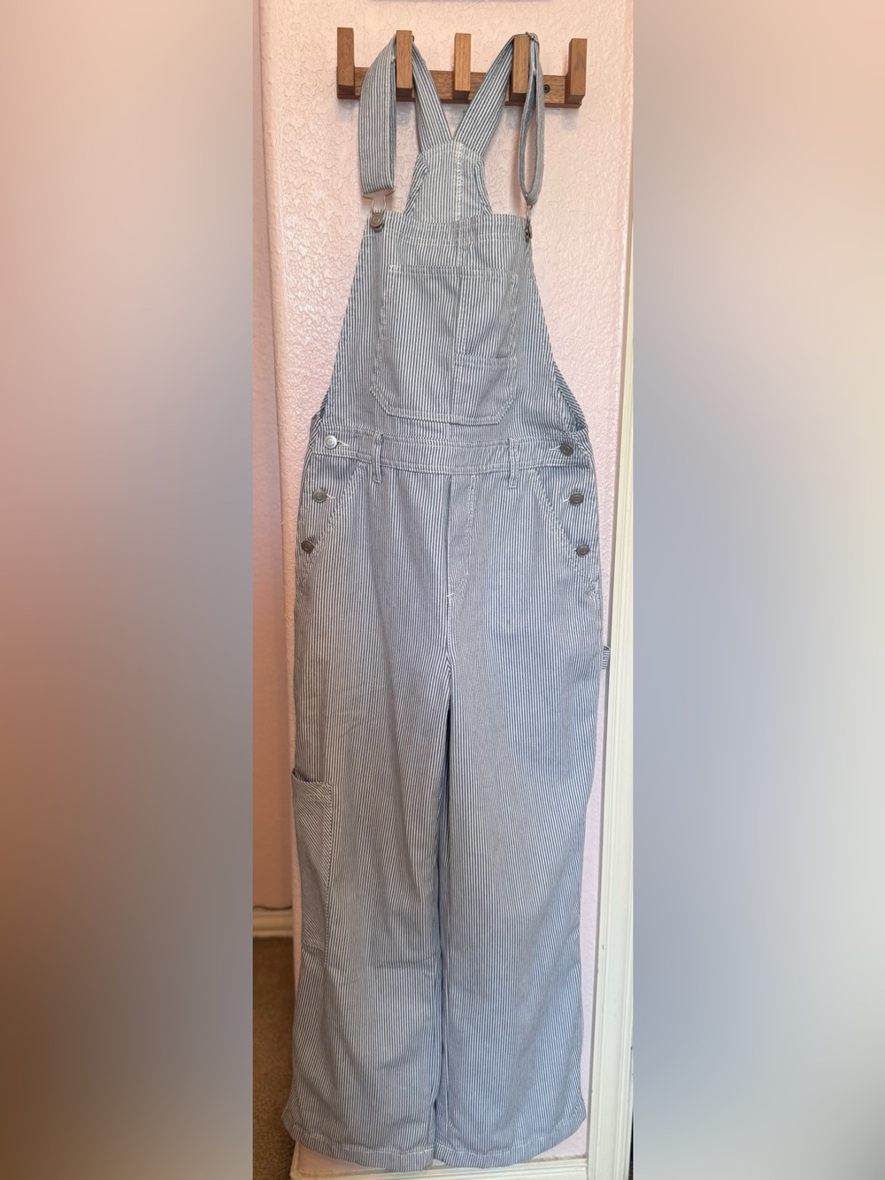 New With Tags Alter’d State Striped Utility Overalls Size S